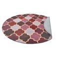 thumbnail image 5 of Rugsotic Carpets Hand Tufted Wool Eco-Friendly Area Rugs - 8'x8', Round, Multicolor, Modern Contemporary Design, High Pile Handmade Anti Skid Rugs for Living Room, Bed Room (K08614), 5 of 6