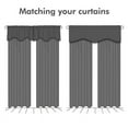 "AUCHEN Elegant Solid Color Modern Curtain Valance, Pocket Valance for
