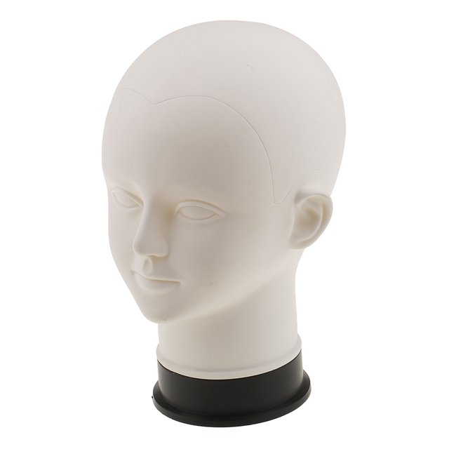 Maniquíes de ños, modelo de maniquí para peluca, sombrero, bufanda, , soporte para exhibición de auricures Colcomx Maniquí cabeza de maniquí