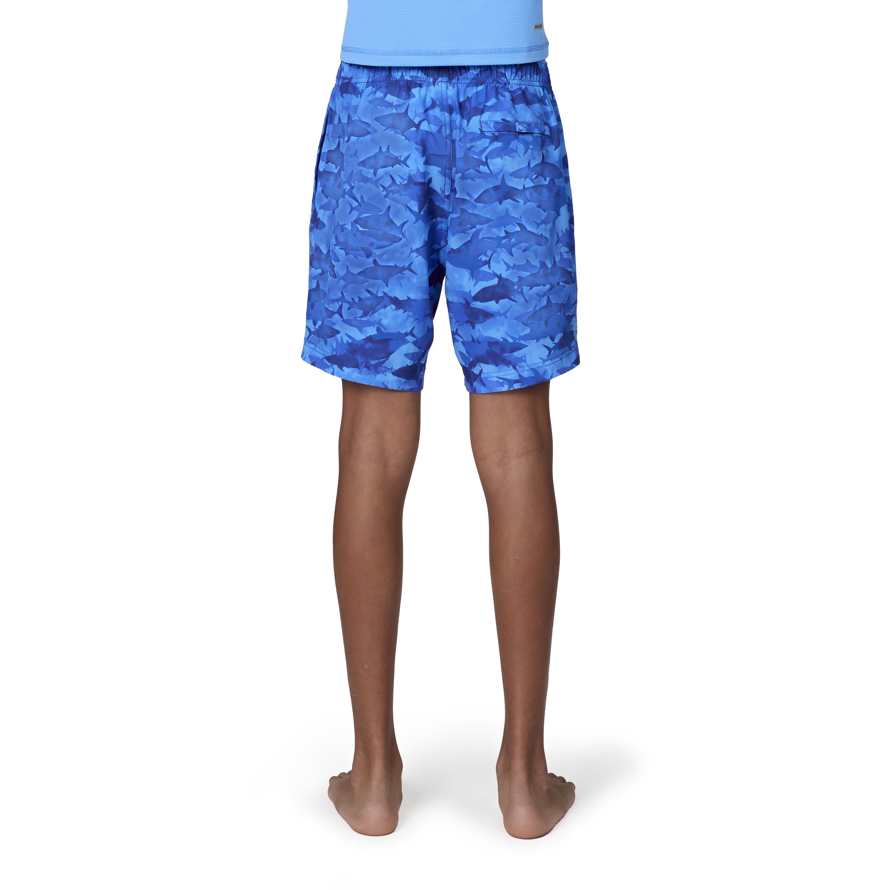 Free Country Boys' Swim Short Pool Shark Academy XS