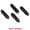 Black Onyx, variant on 4 Pack Natural Mixed Stone Double Terminated Hexagonal Crystal Wands, 1.2 Inch (30mm) Small Polished Crystal Points, Healing Crystals for Reiki Yoga Meditation Chakra Healing Home Decor