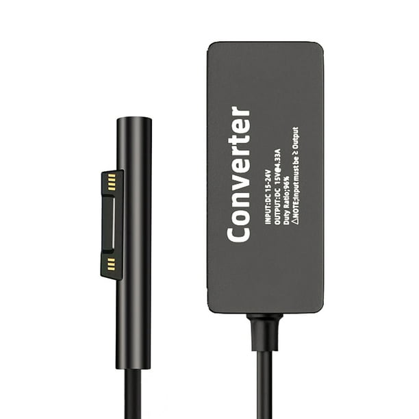 Adaptador de cargador de energía para Microsoft Surface Pro X 9 8 7 6 5 4 3 (DC5525) Hugtrwg Para estrenar