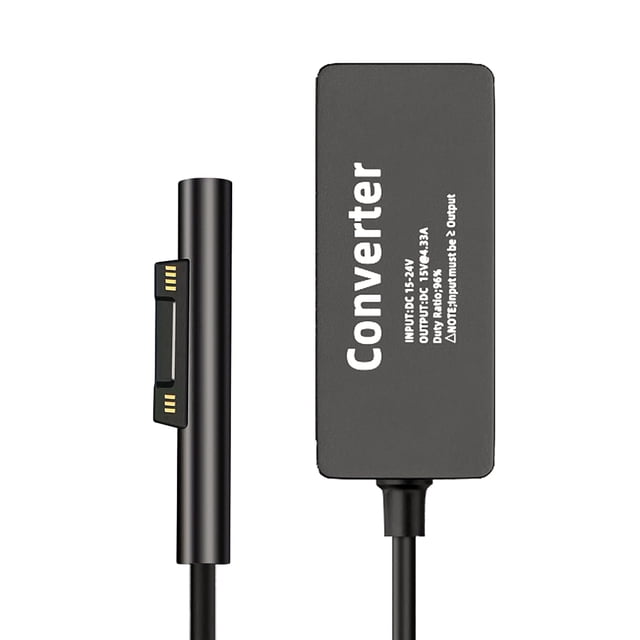 Adaptador de cargador de energía para Microsoft Surface Pro X 9 8 7 6 5 4 3 (DC5521) Hugtrwg Para estrenar