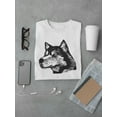 thumbnail image 3 of Pet Art Siberian Husky Dog T-Shirt Men -Image by Shutterstock, Male 3X-Large, 3 of 4