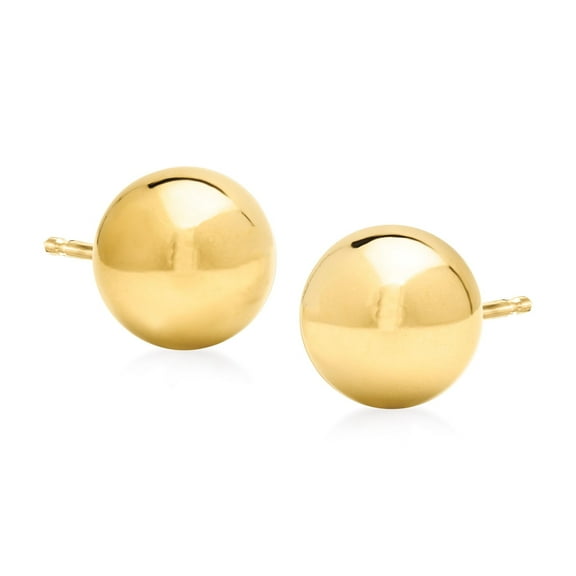 Ross-Simons 10mm 14kt Yellow Gold Ball Stud Earrings, Women's, Adult