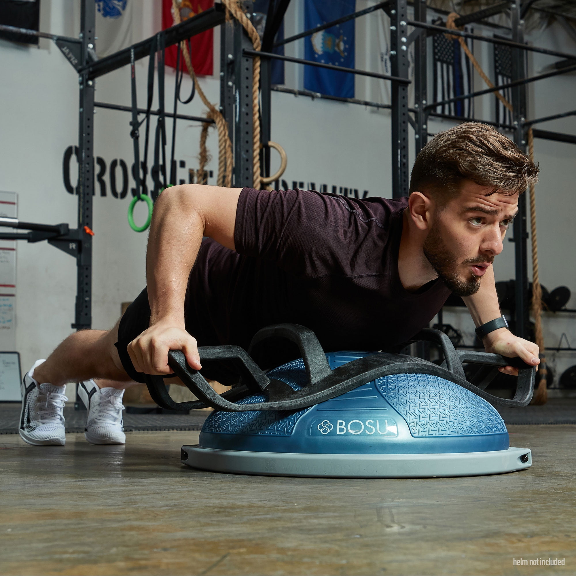 Bosu Pro NexGen 25IN Home Fitness Exercise Gym Balance Trainer with Pump Blue Walmart