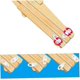 thumbnail image 3 of Perchero de madera natural extensible para colgar en la pared, con forma de acordeón, para sombreros, armarios y puertas., 3 of 5