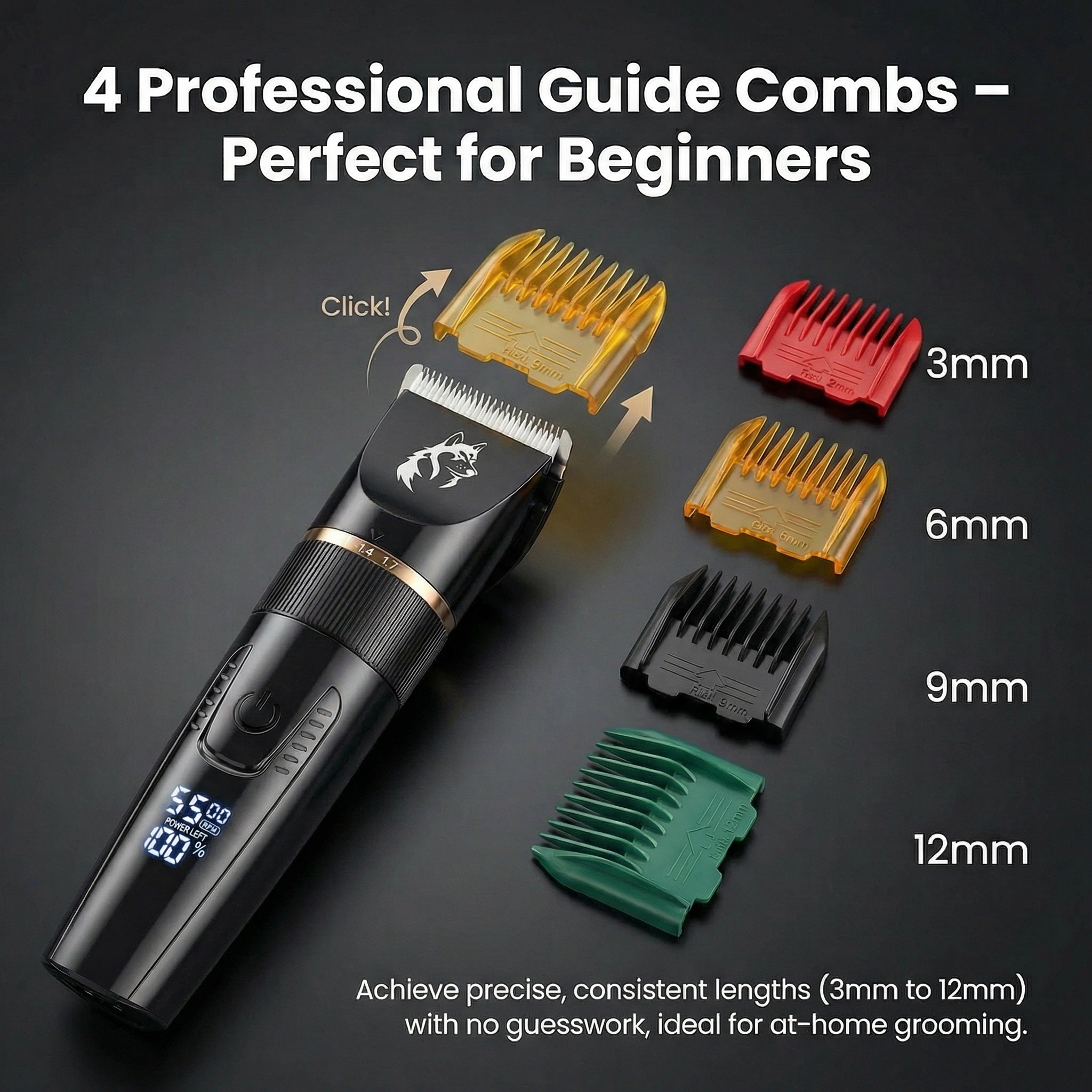 Ouxumoll Professional Cordless Dog Grooming Kit photo 2