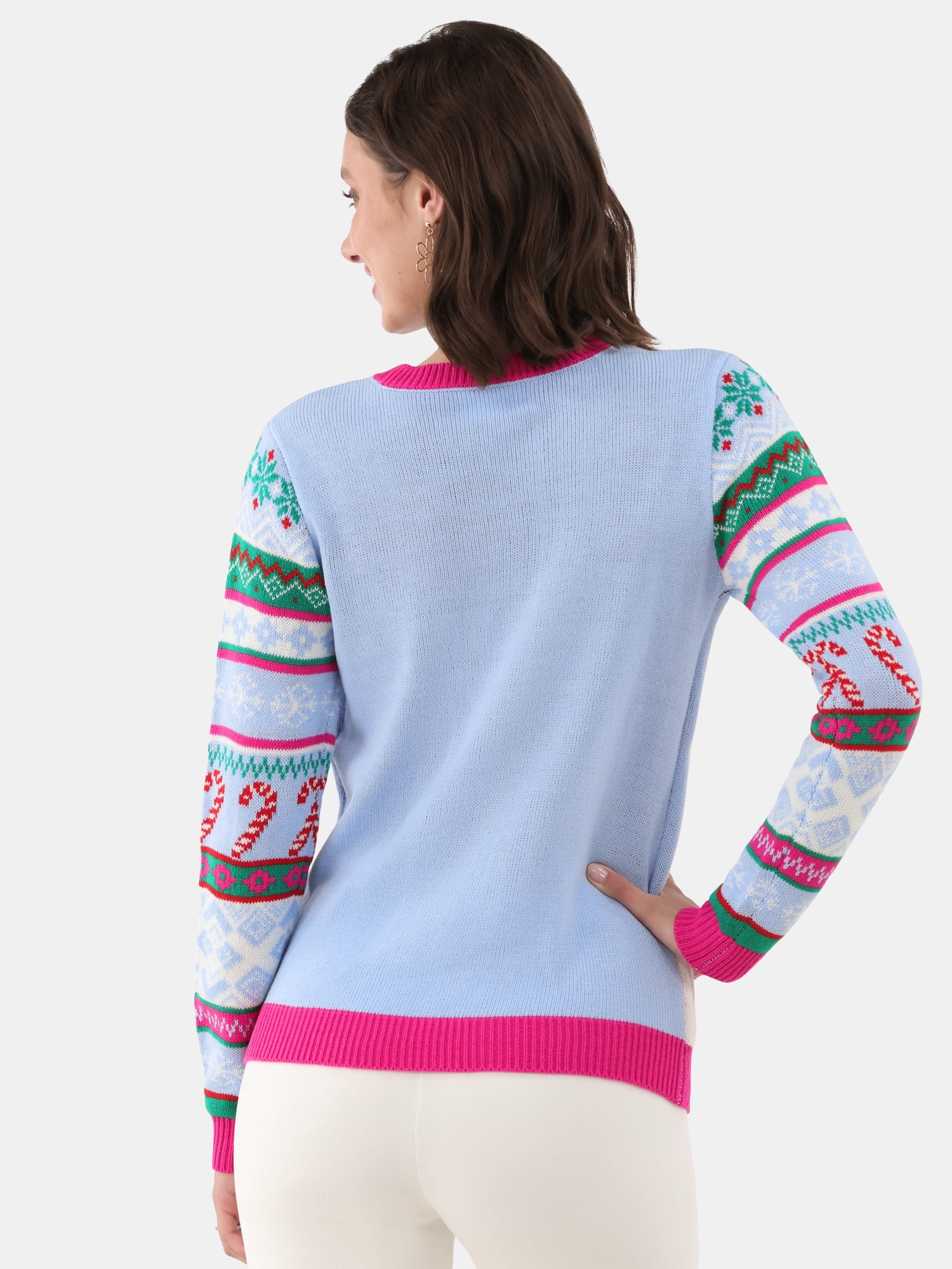 No Boundaries Christmas Sweater, Women's and Women's Plus
