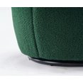 thumbnail image 3 of KOSSMAI Soft Upholstered Teddy Fabric Swivel Small Size Accent Chair For Living Room, Bedroom, Study Room Green, 3 of 6