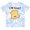 Tie Dye Blue, variant on Inktastic I Love Toast Boys or Girls Toddler T-Shirt