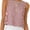 Striped Wine, variant on Wrongduck Womens Gingham Crop Tank Tops Sleeveless High Neck Plaid Button Back Summer Casual Beach Vacation Vest
