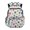 Diverse Paw Print Designs, variant on FUIALDOLG Sailboat and Wave Pattern School Bag with traspirante, Side Pockets Large Capacity 17 Inch Book Bag for Primary School Elementary School