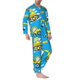 thumbnail image 2 of Goofa Cute Car Cartoon for 2-piece Loungewear Set Men’s Sleepwear Set Soft PJs Cozy loungewear Comfy Sleep Set Winter Pajamas-X-Large, 2 of 7