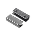 thumbnail image 4 of Cinturón Hebilla Extremo Punta Unique Bargains 4uds Zinc Aleación Negro 0.95 Pulgadas, 4 of 7