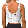 thumbnail image 4 of Picia Cute Poodle Dog Sports Bra for Women,Padded Strappy Sports Bras Medium Support Yoga Bra with Removable Cups,Running Yoga Bra-X-Large, 4 of 9