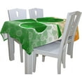 thumbnail image 3 of St. Patrick''s Day Rectangle Tablecloth 60"(W) x 120"(L), St. Patrick''s Day Clover Leaf Modern Table Linen Cloth Cover for Kitchen Dining Room Party Home Decor, 3 of 6