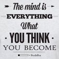 thumbnail image 3 of CafePress - Buddha Saying The Mind Is Everything ... Light T - Light T-Shirt - CP, 3 of 4