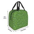 thumbnail image 2 of KLL Kiwi Fruit Print Insulated Lunch Bag Women, Reusable Cute Tote Lunch Box for Adult & Men, Leakproof Cooler Lunch Bags for Work Office Travel Picnic, 2 of 5