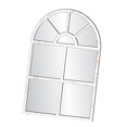 thumbnail image 4 of Siruishop Arched Window Mirror Convenient Entry Mirror for Kitchen Bedroom Living Room White, 4 of 8