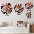 thumbnail image 4 of Designart "Enchanting Ranunculus Flowers II" Floral Oversized Wall Clock, 4 of 6