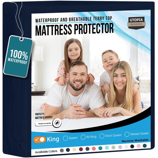 Protector de colchón impermeable Utopia Bedding King Size