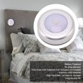 thumbnail image 4 of 2pcs Motion Sensor Closet Lights, Round Small LED Motion Sensor Light, Battery Powered Stair Ceiling Lights, 4 of 8