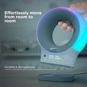 Hubble Connected Eclipse+ and Nursery Pal Link Video Baby Monitor Bundle. Eclipse+ Portable Soother. Nursery Pal Link Baby Monitor, Single Camera.