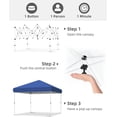 thumbnail image 4 of Bingirl Abri Instantané Robuste à Déploiement Rapide avec Sac de Transport à Roulettes et Protection UV, Pavillon Portable, 4 of 7