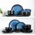 thumbnail image 6 of Ceramic Dinnerware Sets for 4,Stoneware Coupe Plates and Bowls Sets,Highly Chip and Crack Resistant | Dishwasher & Microwave & Oven Safe Dishes set,Reactive Glaze Dinnerware- Service for 4, 6 of 8