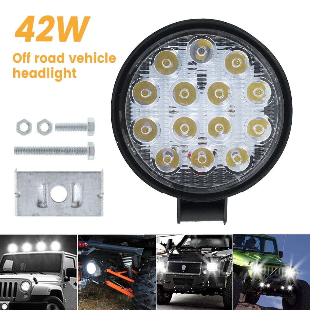 1/2PCS LED Work Light Bar Flood Spot Lights Driving Lamp Offroad Car Truck SUV 