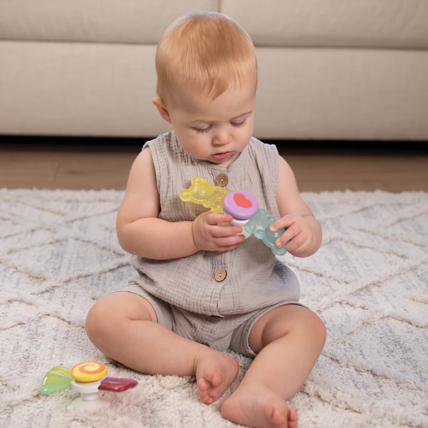 Infantino Sweet Treat Spinners Baby Teether with Suction Base photo 7
