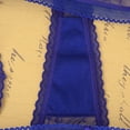 thumbnail image 4 of kamemir Panties for Women Women's Microfiber and Lace Thong Panties (Blue,One Size), 4 of 5