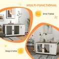 thumbnail image 4 of PawHut Dog Crate Furniture, Side or End Table w/ Door for Medium Large Dogs, 4 of 9