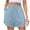 Light Blue, variant on Plebaso Summer Womens Shorts Elastic High Waist Casual Shorts with Pockets Lightweight Plain Beach Shorts