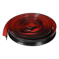 Uxcell Quarter Round Molding, 79" Self Adhesive Peel and Stick Trim Molding, Water Stopper for Wall Floor Edge Kitchen Countertop Bathroom Door Edge Trim, Black