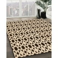 thumbnail image 2 of Ahgly Company Indoor Round Patterned Deep Peach Orange Area Rugs, 4' Round, 2 of 6