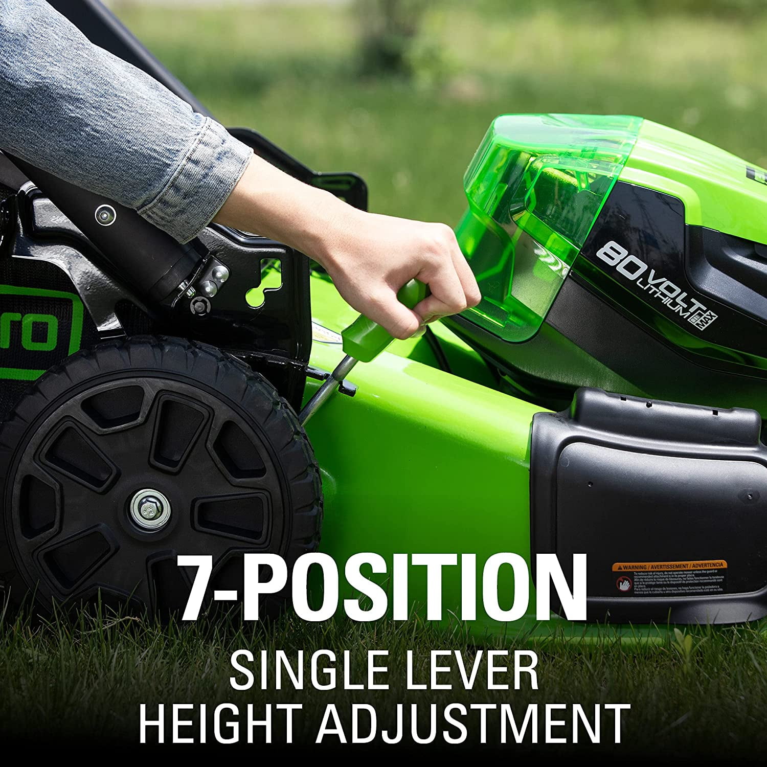Greenworks 80V 21" Cordless Battery Push Lawn Mower,730 CFM Cordless Battery Leaf Blower,Combo Kit w/(1) 4Ah Battery & (1) 4A Rapid Charger