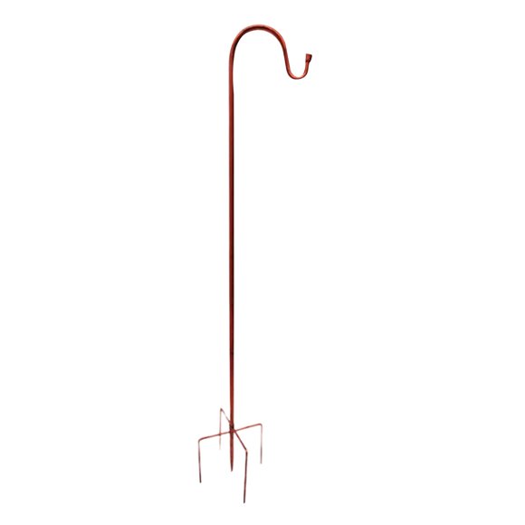 S SERENABLE Shepherds Hook Heavy Duty Garden Planter Hook for Porch Planters Path Lights 160cm height