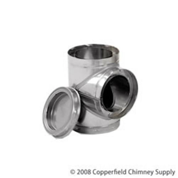 Selkirk Corporation 7SITS 7 Inch Supervent Tee Insulated With Plug
