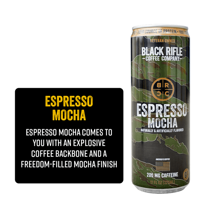 Ready To Drink Sweet Espresso Coffee, 100% Colombian, Gluten Free