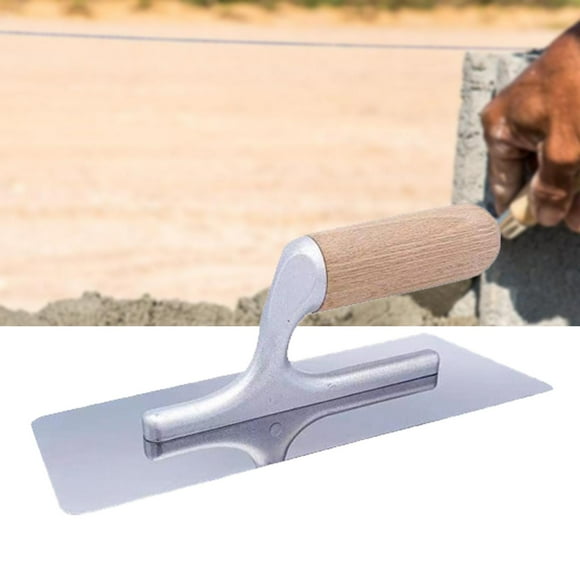 Paleta plana para paneles de yeso, raspadores de masilla de cemento y yeso, paleta para aplicar masilla, decoración del hogar, paletas para paneles de mango de madera de 20 cm