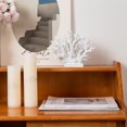 thumbnail image 2 of Estatua de coral Coral Decor Elegondrar de resina blanca de 14,8 cm, 2 of 9