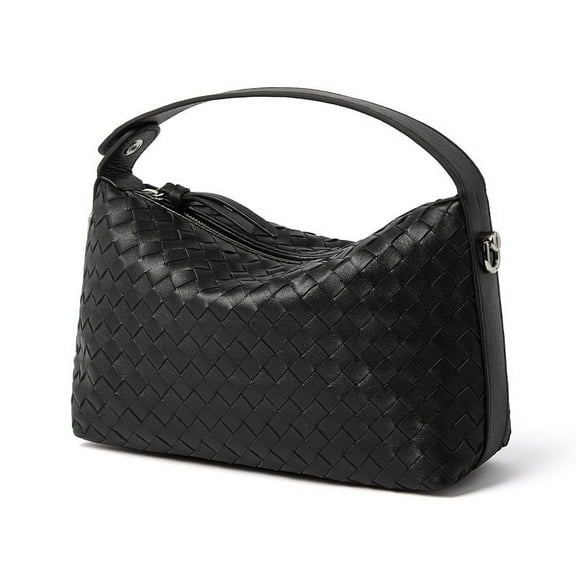Genuine Leather Women's Shoulder Bag 2025 New Niche Fashion Quilted Handheld Dumpling Bag