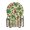 Four Leaf Clover Leopard, variant on Haosy Set of 6 Drink Woven Coaster with Holder Heat Resistant Non-Slip Bar Coasters 4 Inches Mojave Tan
