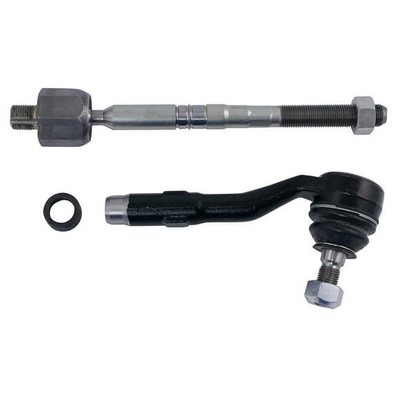 TRQ Front Inner Outer Tie Rod Rack End Assembly LH or RH Each Fits Select E60 525 528 AWD
