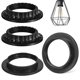 thumbnail image 1 of GAXIRE 4 anillos adaptadores para pantalla de lámpara, casquillo E27 E26, anillos de retención, collar para pantalla de lámpara, 1 of 6