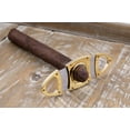 thumbnail image 2 of Polished Metal Double Blade Cigar Cutter - 56 Ring Gauge - Gold, 2 of 4