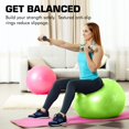 thumbnail image 2 of Pelota de ejercicio ProBody Pilates 65 cm verde lima de estabilidad, 2 of 9