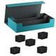 thumbnail image 5 of Premium Deck Box - Soporte para tarjetas con cierre magnético para juegos de cartas coleccionables, tarjetas con mangas, béisbol, fútbol, ​​baloncesto, colección de tarjetas azul, 5 of 8